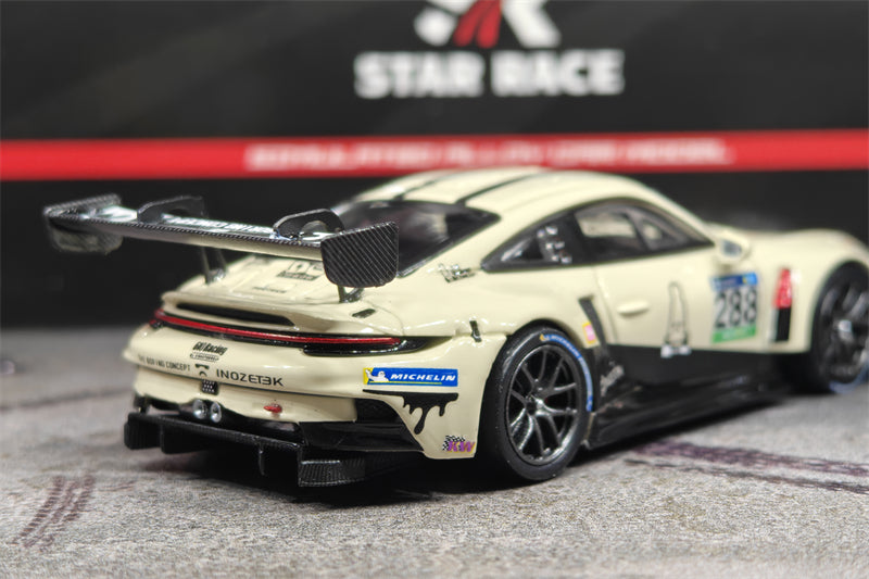Star Race SR 1:64 GT3 R Milk white No.288 T.B.C 610 Racing Diecast Model Car