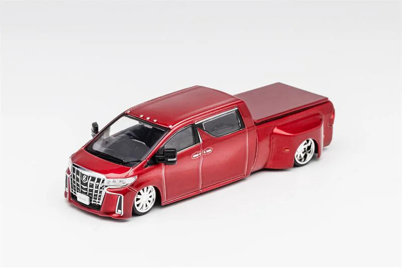 GCD 1:64 Toyota Alphard NATS Alphard Super Dually Truck RHD Diecast Model Car
