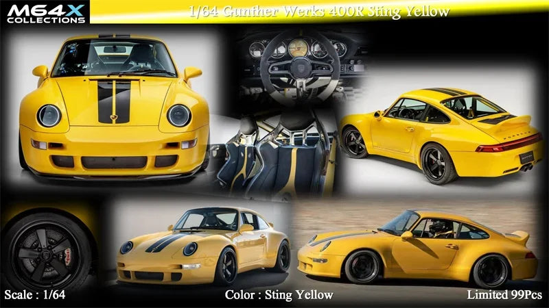 M64X 1:64 Gunther Werks GW 911 400R Resin Model Car