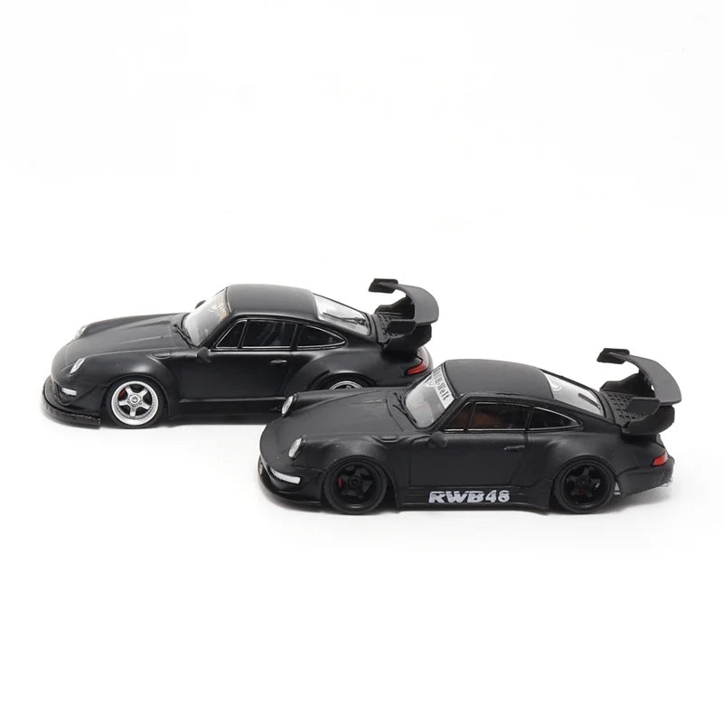 Decode 1:64 RWB Rauh-Welt black matt Diecast Model Car