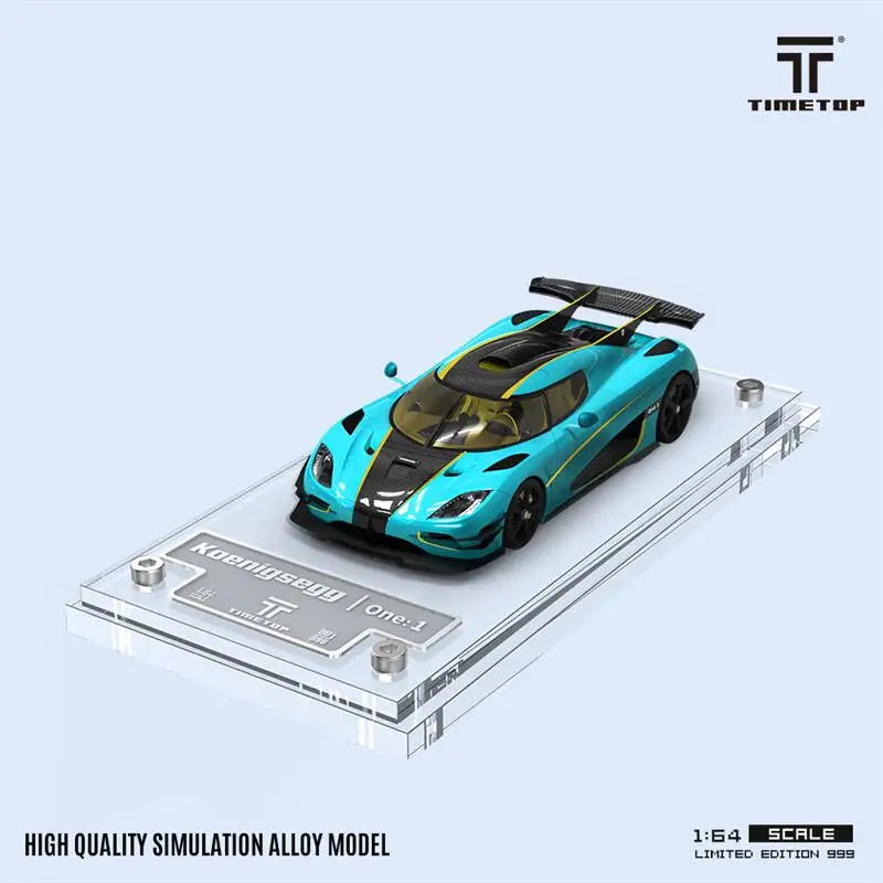 TimeTop 1:64 Koenigsegg one1 limited999 Diecast Model Car