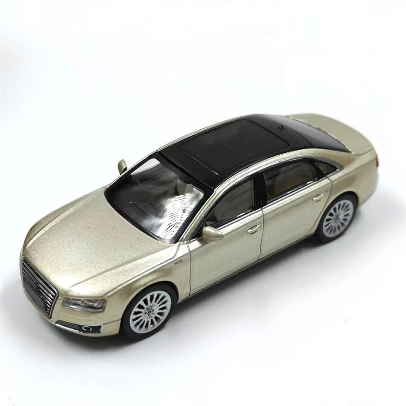 MASDI 1:64 A8 D4 Black / Gold / Silver Die-Cast Car Model Collection Miniature
