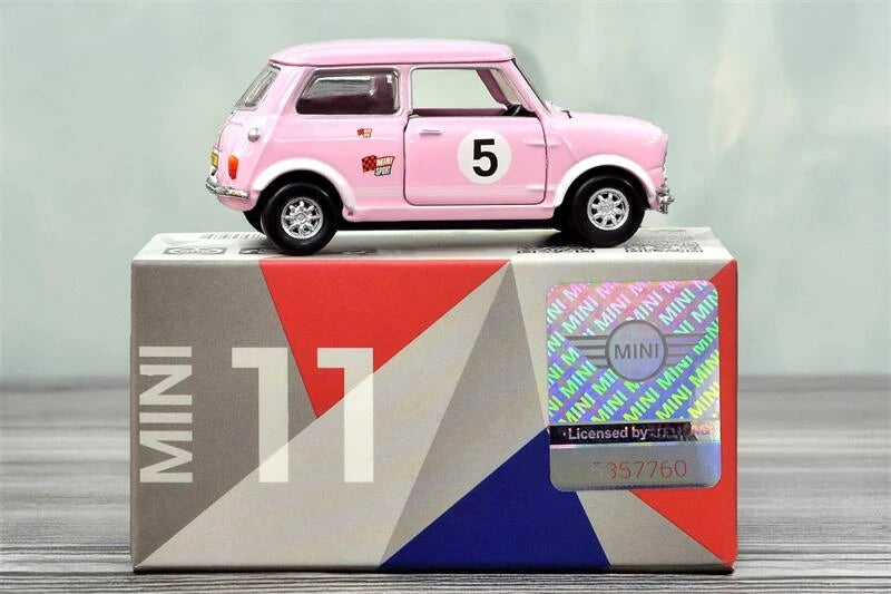 Tiny 1:50 Mini Cooper Mk 1 Pink Diecast Model Car