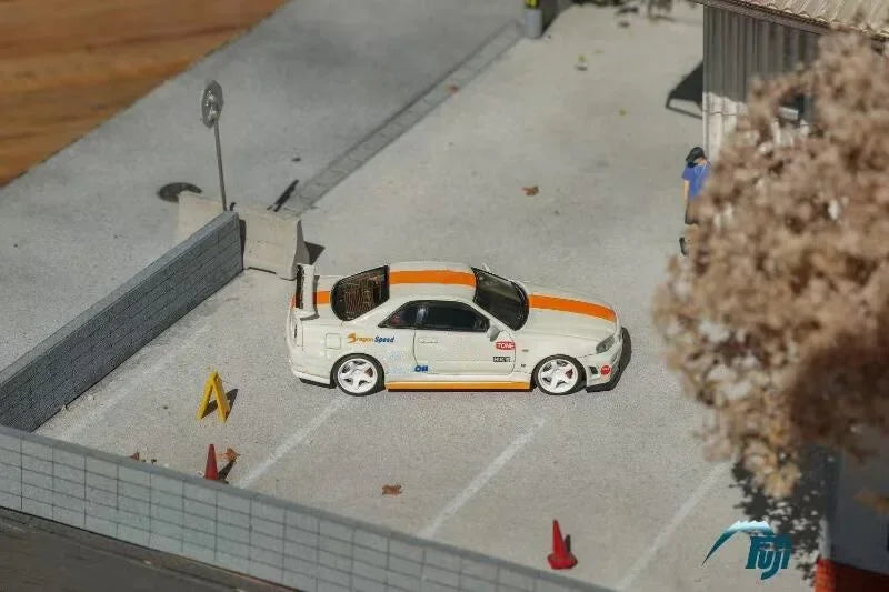 Fuji 1:64 Skyline R34 GT-R Nismo Z-Tune Limited399 Die-Cast Car Model Collection Miniature