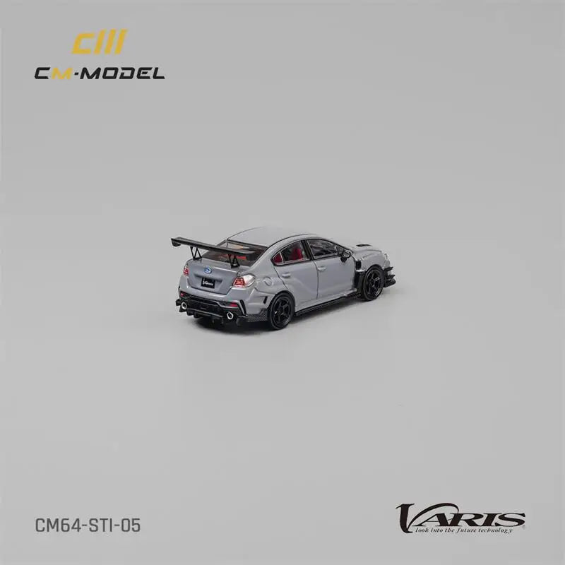 CM MODEL  1:64 STI Varis Widebody 1.0 Gray Diecast Model Car