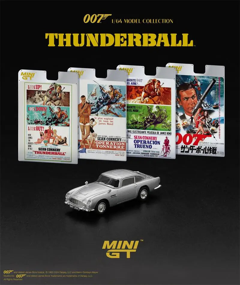 MINI GT 1:64 AM DB5 Diecast Model Car