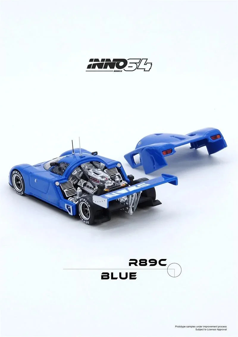 PreSale INNO 1:64 R89C Blue Die-Cast Car Model Collection Miniature
