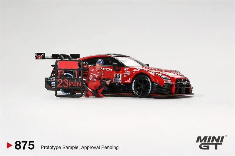 PreSale MINI GT 1:64 GTR R32 #23 AUTECH 2021 With Figure Collection Miniature DieCast Model Car