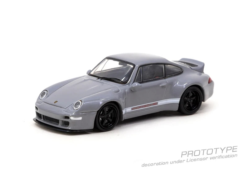 Tarmac Works 1:64 993 Remastered By Gunther Werks Grey Diecast Model Car