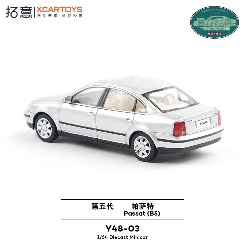 Xcartoys 1:64 Passat B5 silver Diecast Model Car