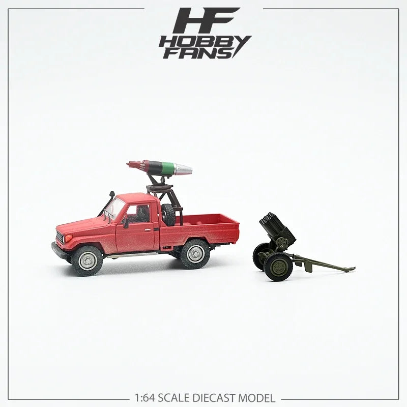 Hobby Fans 1:64 Land Cruiser J70 LC79 Pickup military Ver Diecast Model Car