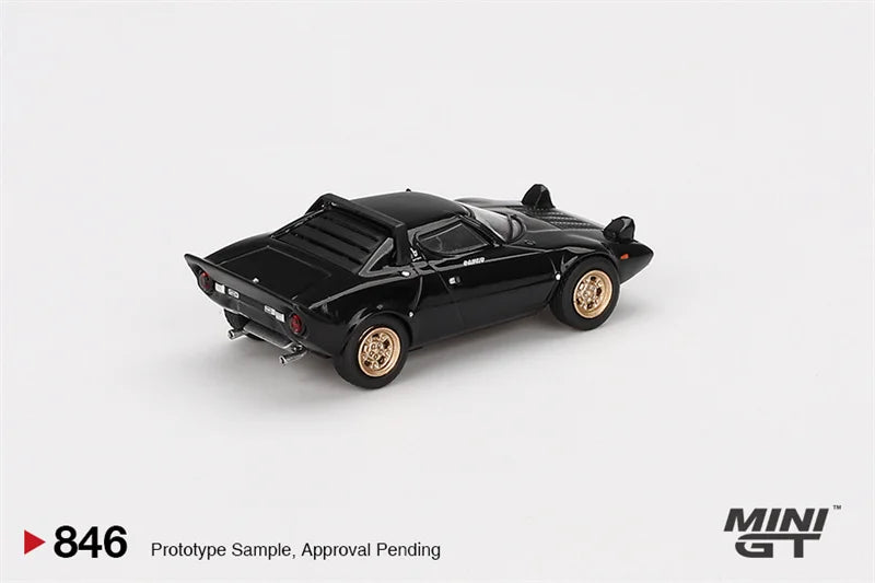 MINI GT 1:64 Lancia Stratos HF Stradale Nero Black Diecast Model Car