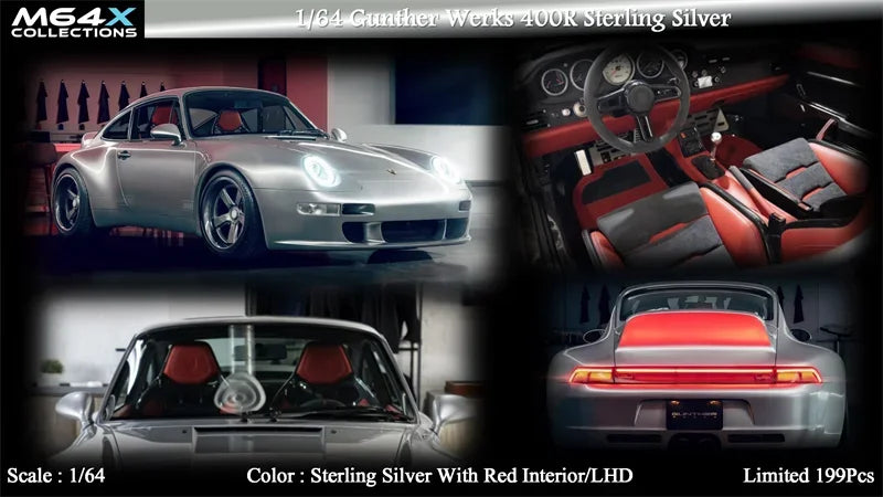 M64X 1:64 Gunther Werks GW 911 400R Resin Model Car