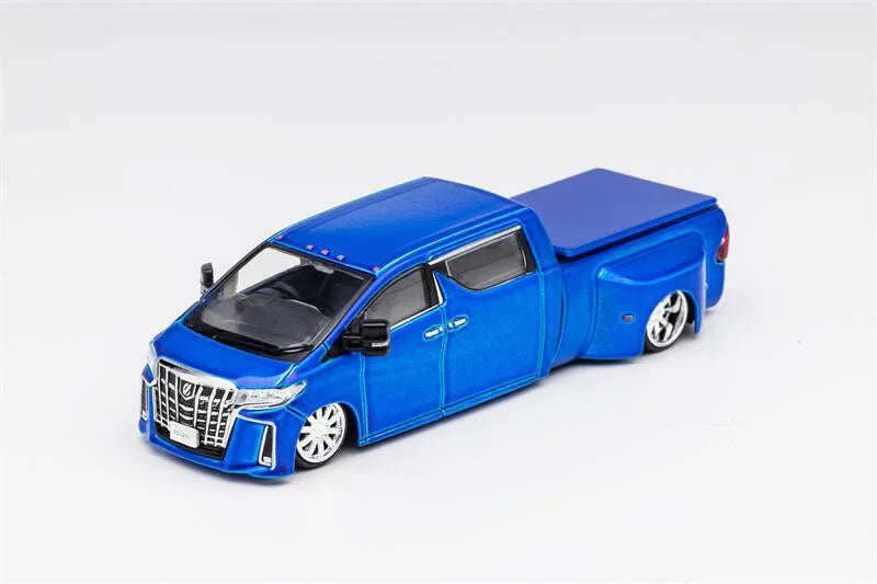 GCD 1:64 Toyota Alphard NATS Alphard Super Dually Truck RHD Diecast Model Car