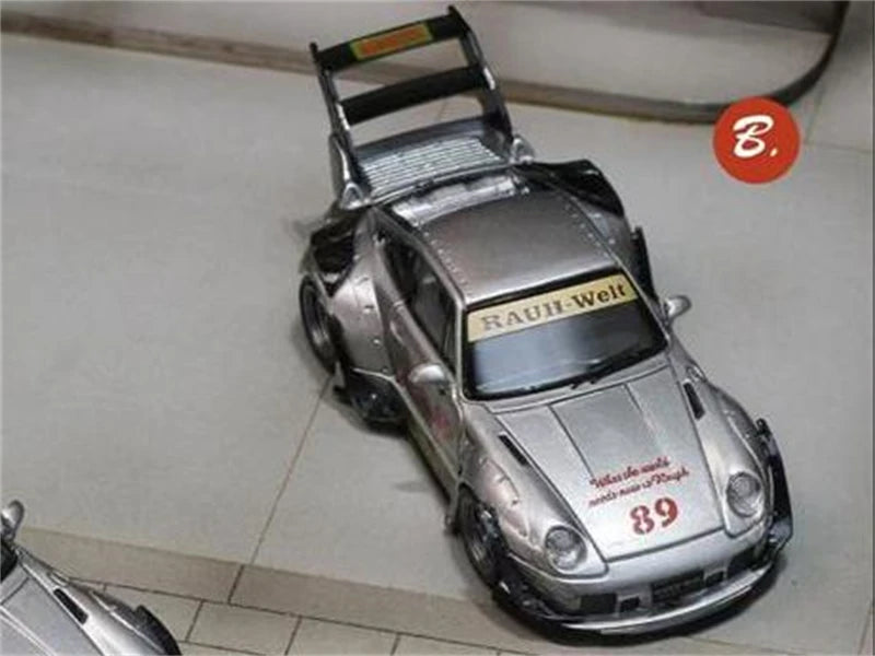 SW 1:64 RWB 993 heavenly GT Double Wing Collection Miniature DieCast Model Car