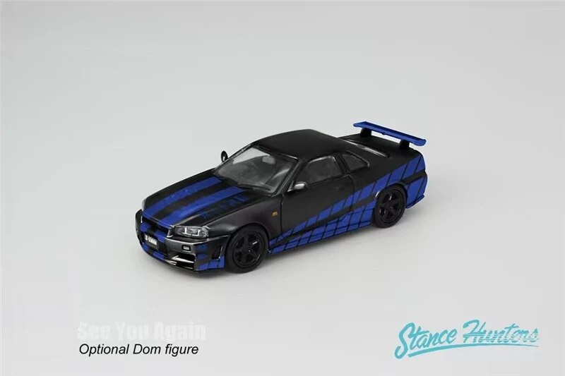 Stance Hunters SH 1:64 Skyline R34 GTR Z Tune Nismo Diecast Model Car