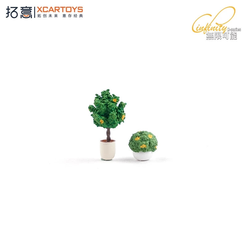 Xcartoys 1:64 Potted Green Plants Diorama Set