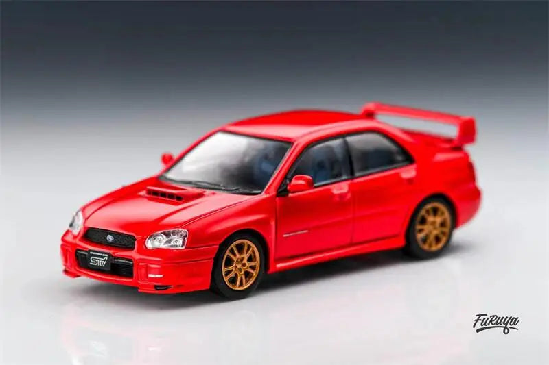 Furuya 1:64 Impreza WRX STi Sedan Mk2 GD / GG Bugeye / Blobeye limited999 Diecast Model Car