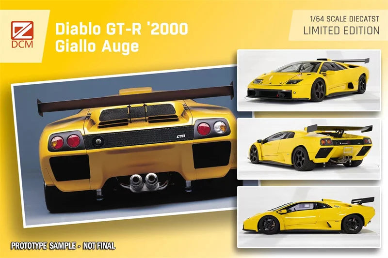 DCM 1:64 diablo GT-R limited500 Diecast Model Car