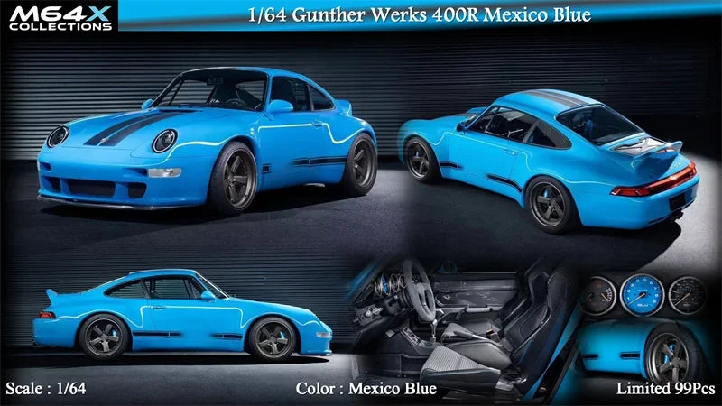 M64X 1:64 Gunther Werks GW 911 400R Resin Model Car
