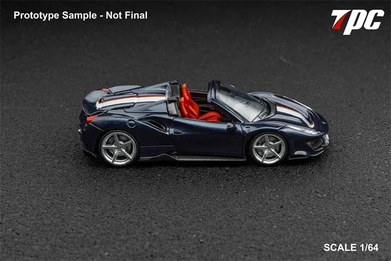 TPC 1:64 Novitec 488 convertible Limited300 Die-Cast Car Model Collection Miniature