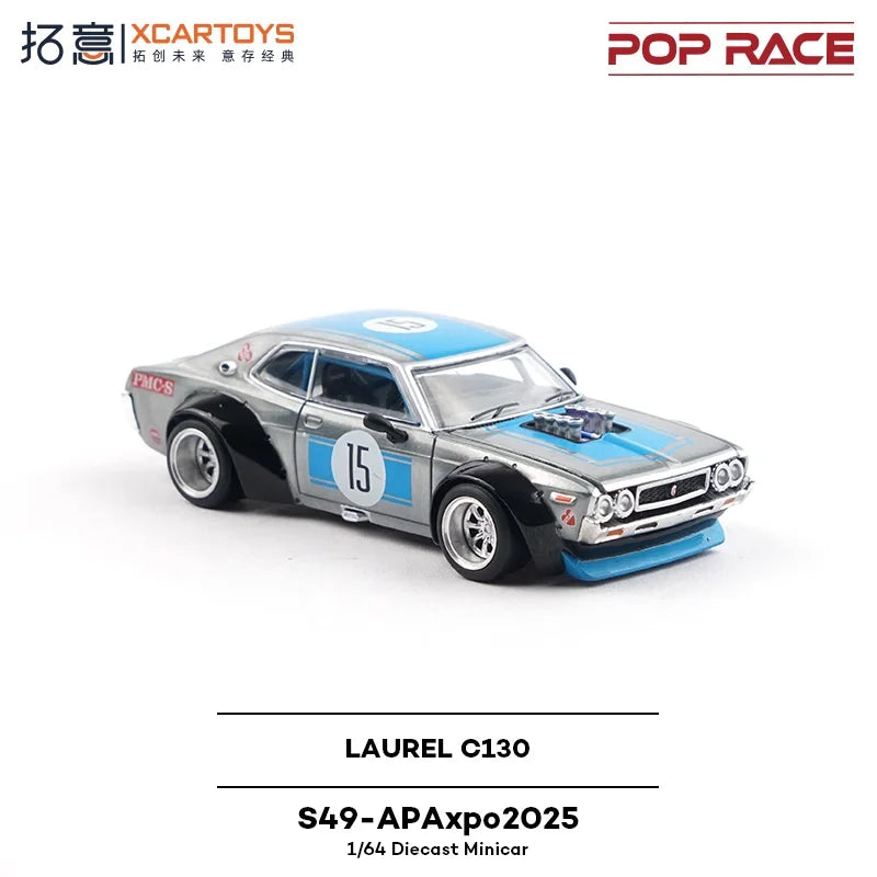 Xcartoys x Pop Race 1:64 LAUREL C130 Die-Cast Car Model Collection Miniature Gifts