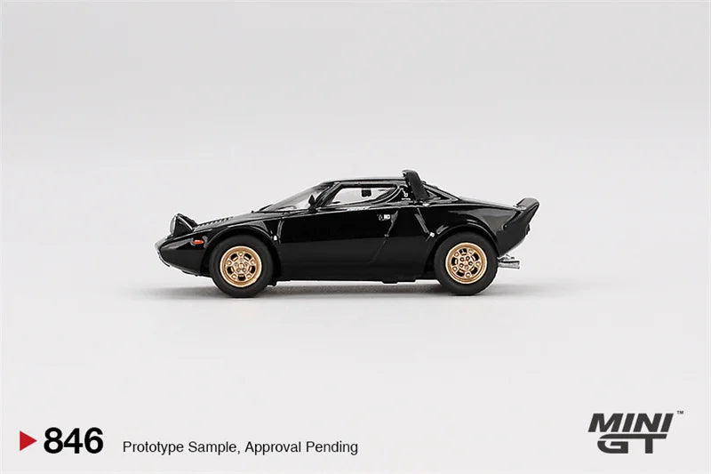 MINI GT 1:64 Lancia Stratos HF Stradale Nero Black Diecast Model Car