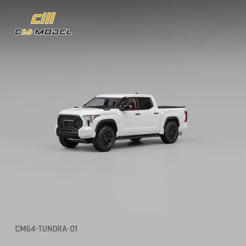 PreSale CM MODEL 1:64 Tundra Pickup White Collection Miniature DieCast Model Car