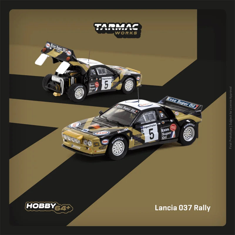 Tarmac Work 1:64 Lancia 037 Rally Rally Catalunya Diecast Model Car