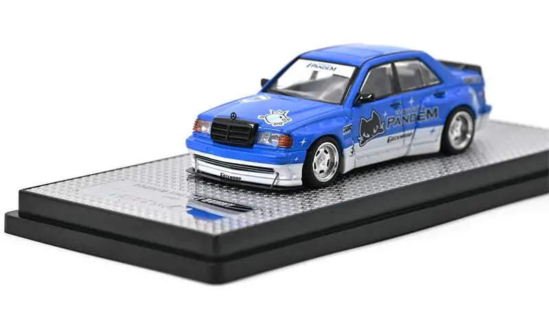 INNO 1:64 PANDEM ROCKET BUNNY 190E “Echo Gao‘s Car” Blue Diecast Model Car