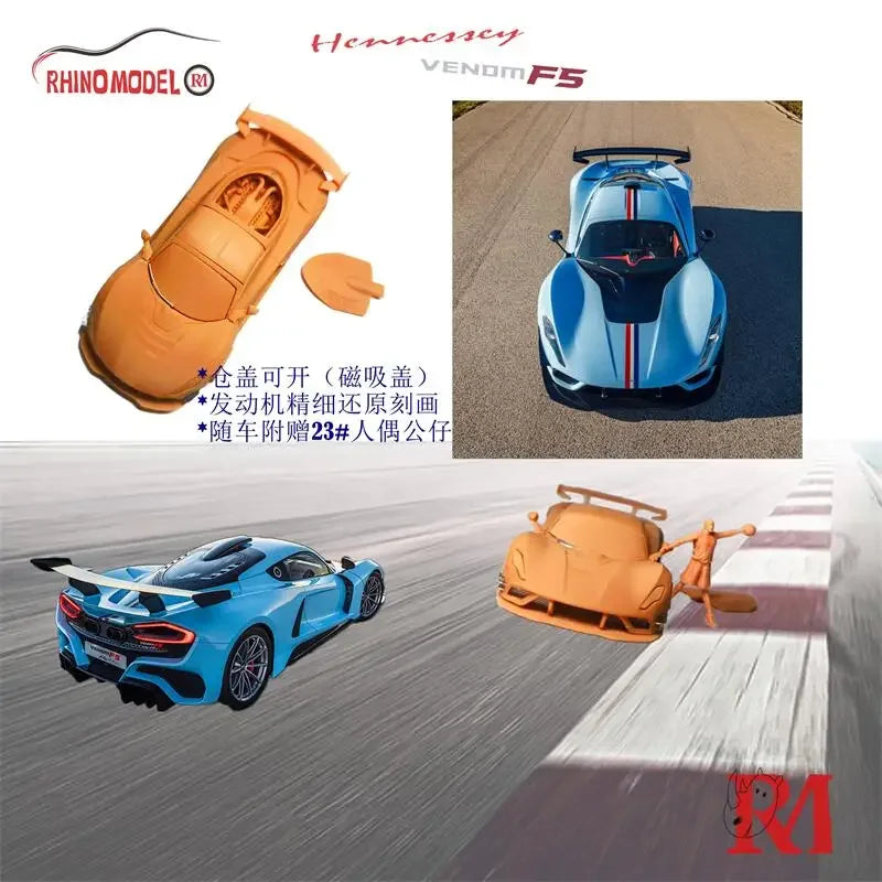 Rhino 1:64 Venom F5 Die-Cast Car Model Collection Miniature