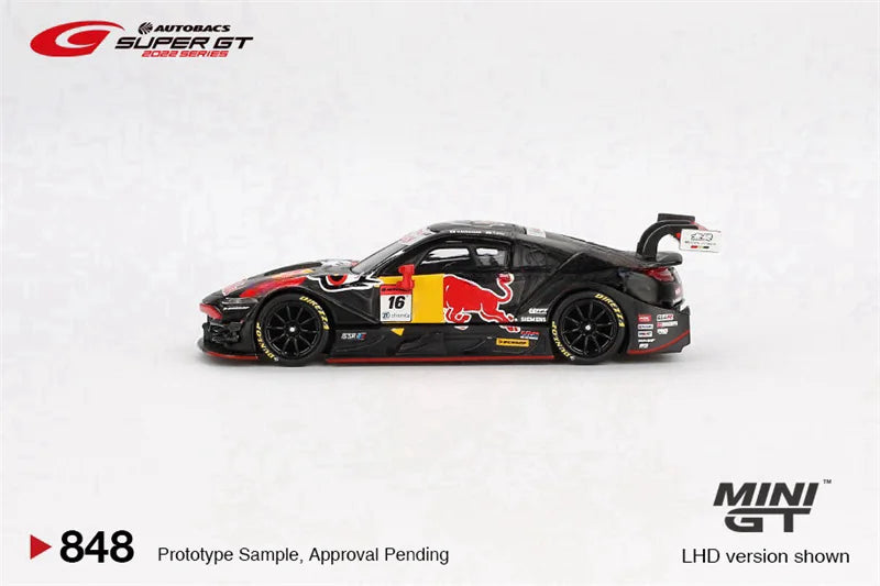 MINI GT 1:64 NSX-GT Type S GT500 #16 RB Black Diecast Model Car