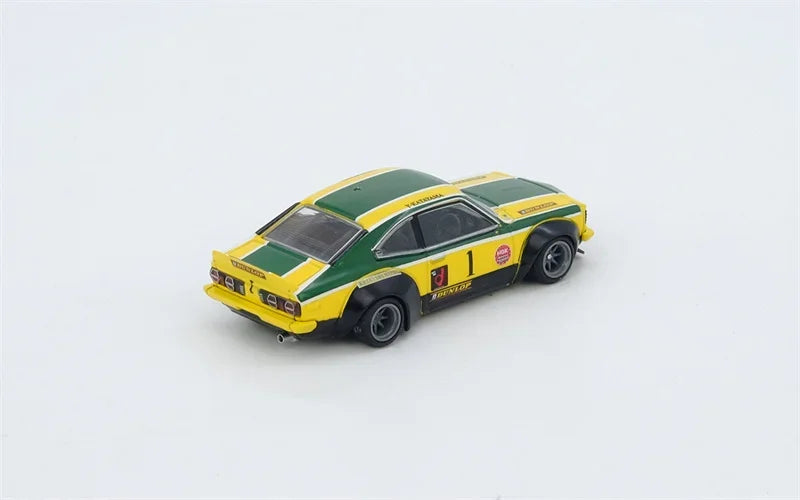INNO64 1:64 RX3 KATAYAMA RACING YellowGreen Collection Miniature DieCast Model Car