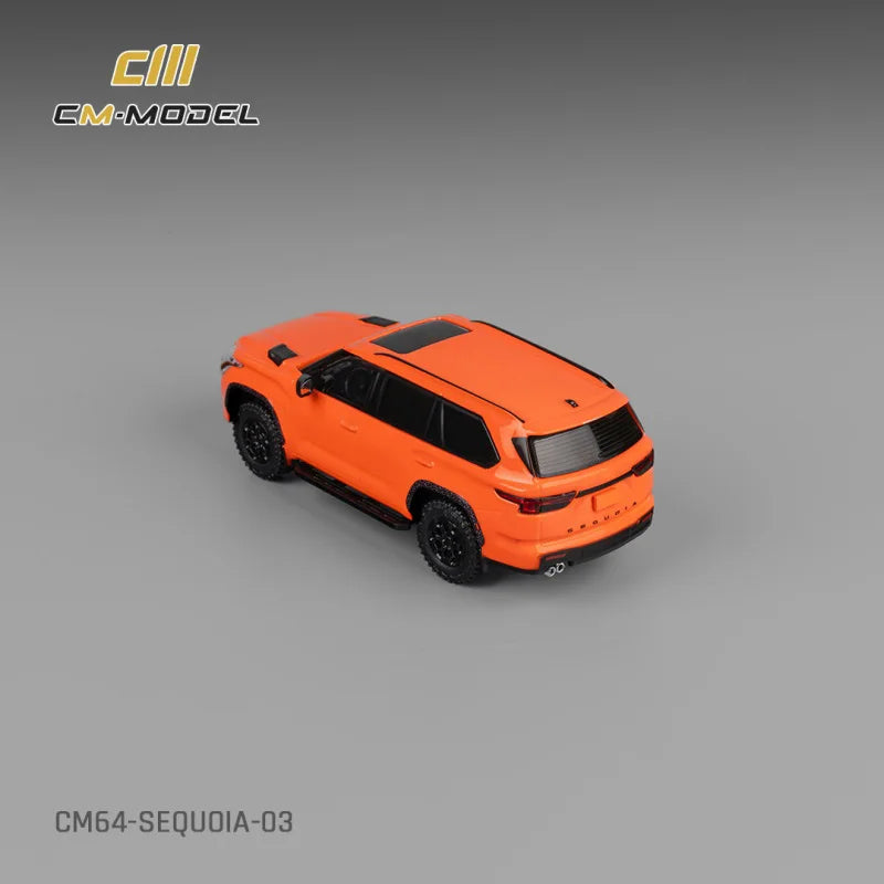 CM MODEL 1:64 Sequoia Orange Die-Cast Car Model Collection Miniature