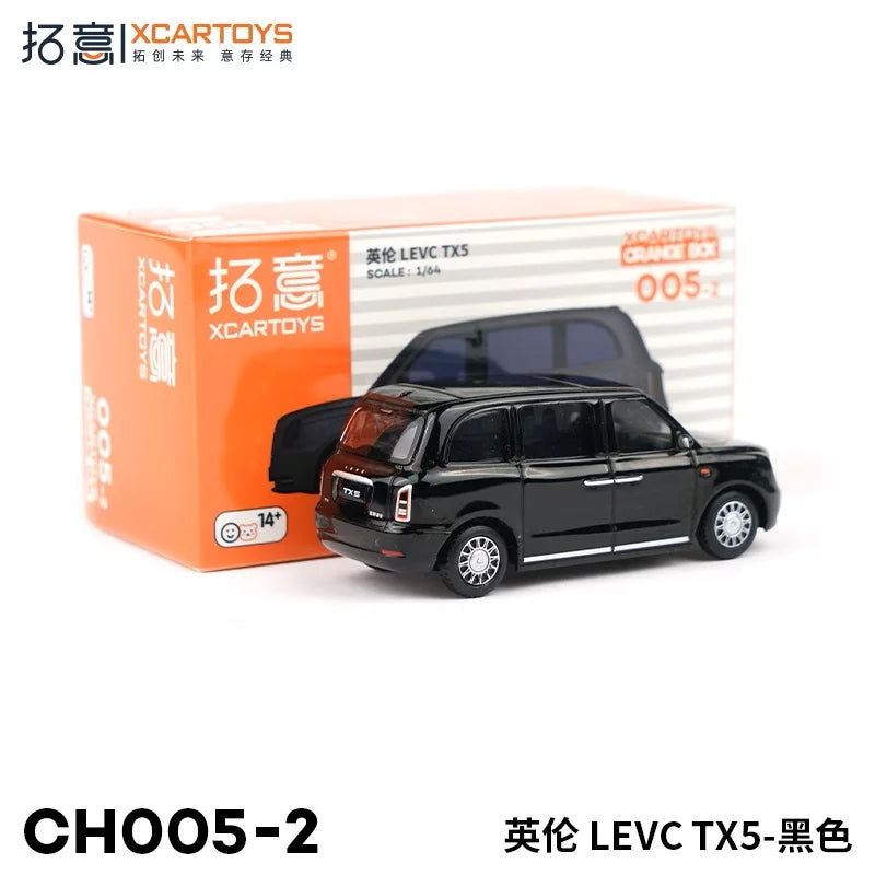 XCarToys 1:64 GEELY Black Diecast Model Car