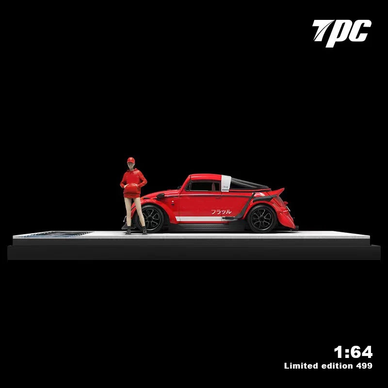 TPC 1:64 RWBbeetle SupRed limited499 Diecast Model Car