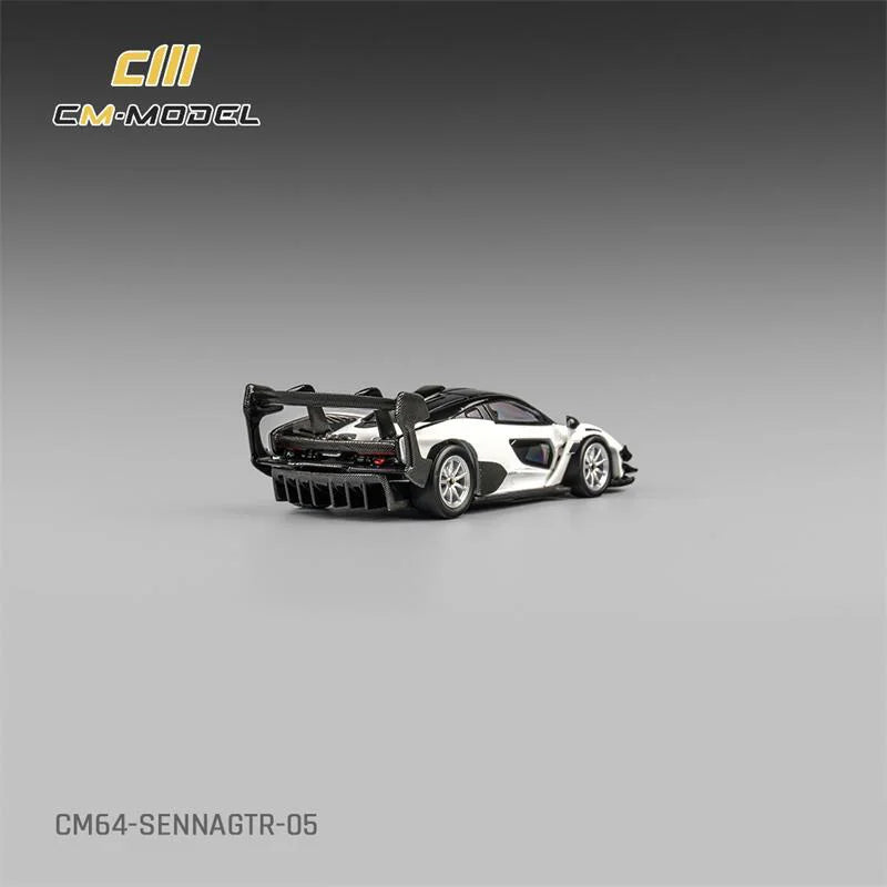 CM MODEL 1:64 Senna GTR White Diecast Model Car