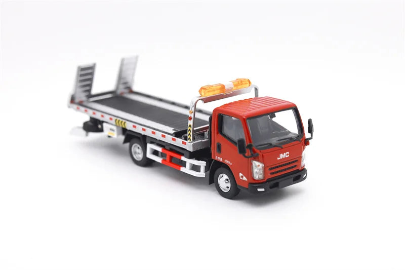 XCarToys 1:64 Jiangling JMC KaiRui Wrecker Truck Flatbed Trailer Red Diecast Model Car