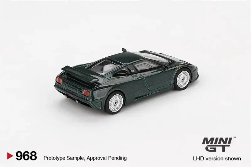 MINI GT 1:64 EB110 GT Verde Scuro LHD Diecast Model Car