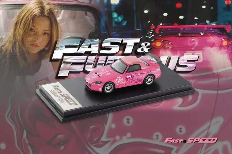 FS Fast Speed 1:64 S2000 AP1 Soft Top fast and Furious Suki Pink