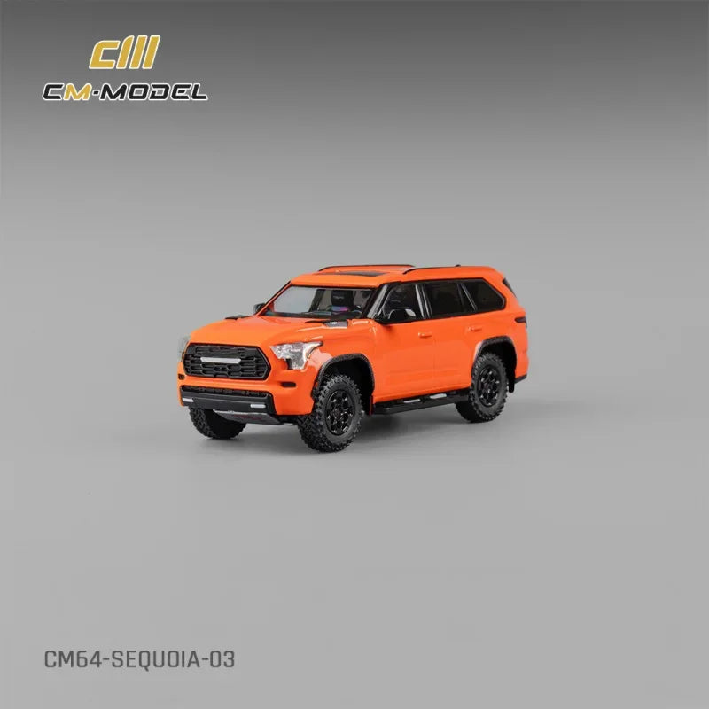 CM MODEL 1:64 Sequoia Orange Die-Cast Car Model Collection Miniature