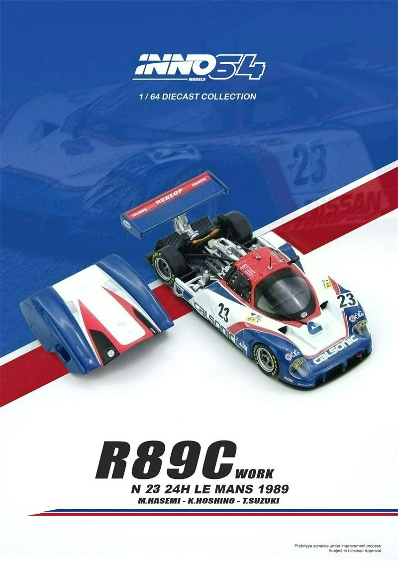 INNO 1:64 SUPRA (A80) TOP SECRET GT300 R89C RX7 MR2 SW20 GR86 PANDEM R32 R34 SAVANNA RX3 Diecast Model Car