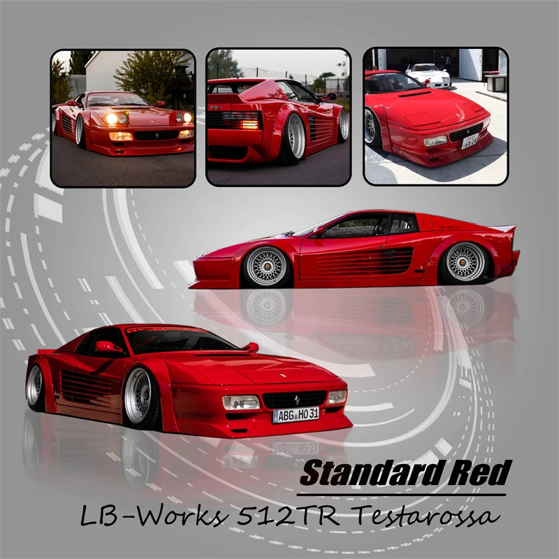 **Pre-order** Star Model 1:64 LBWK LB-Works 512TR Testarossa Limited999 Diecast Model Car
