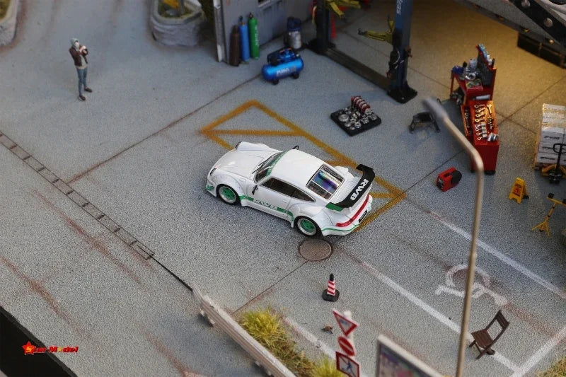 Star Model 1:64 RauhWelt RWB 964 GT limited399 Die-Cast Car Model Collection Miniature