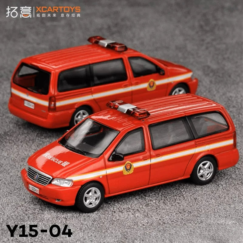 Xcartoys 1:64 GL8 Fire fighting truck Diecast Model Car