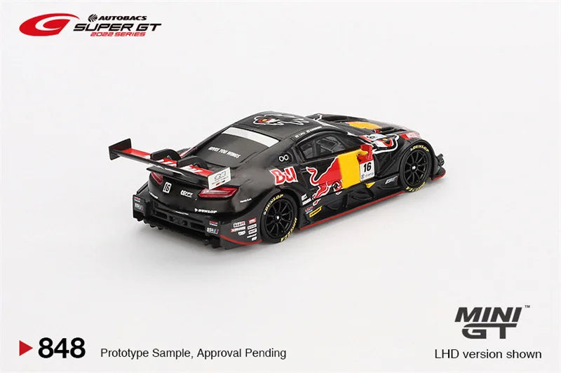 MINI GT 1:64 NSX-GT Type S GT500 #16 RB Black Diecast Model Car