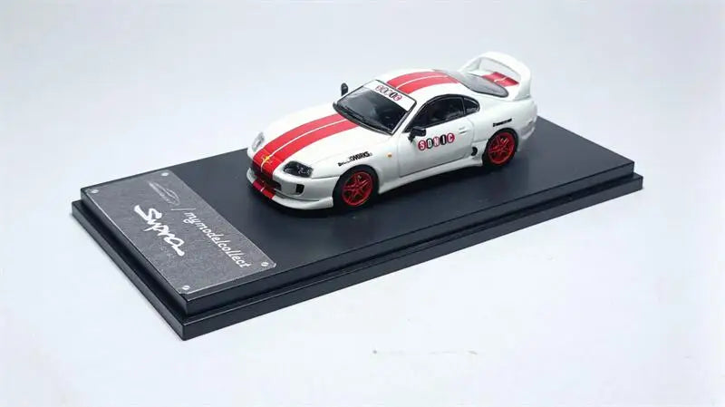 Model Collect MC 1:64 Supra RZ Mk4 A80 (JZA80) Bomex V1 Advan / White limited300 Diecast Model Car
