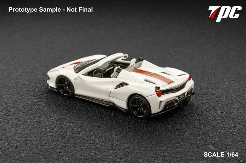 TPC 1:64 Novitec 488 convertible Limited300 Die-Cast Car Model Collection Miniature