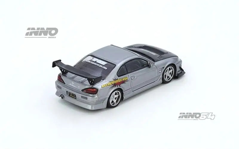 PreSale INNO64 1:64 TOP SECRET SILVIA (S15) Silver Collection Miniature DieCast Model Car