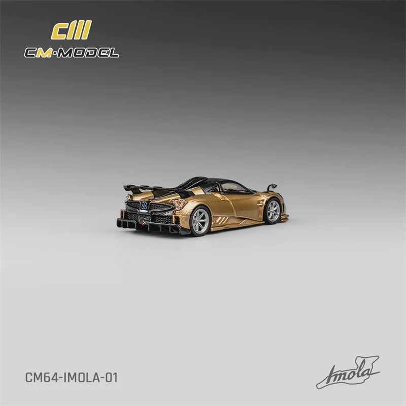 CM MODEL 1:64 Pagani Imola (Gold Fullcarbon)Diecast Model Car